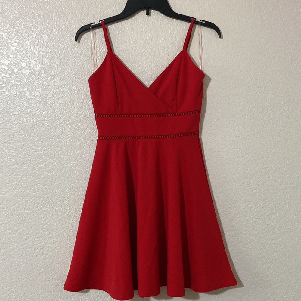 Trixxi Fit and Flare Mini Dress